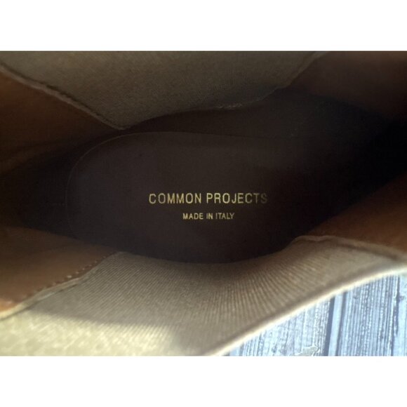 Common Projects Chelsea sBoots size 42 US 9.5 color Tan Made in Italy - Picture 8 of 8